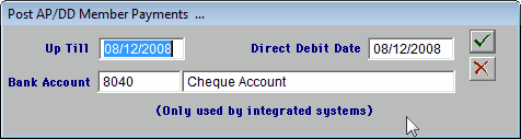 direct debit post payments